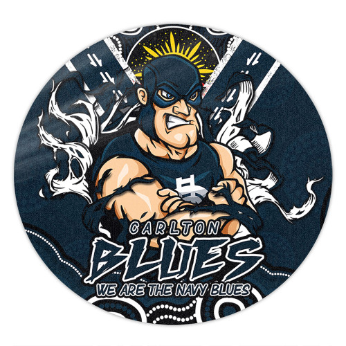 Carlton Round Rug Ripped Legacy Of The Game