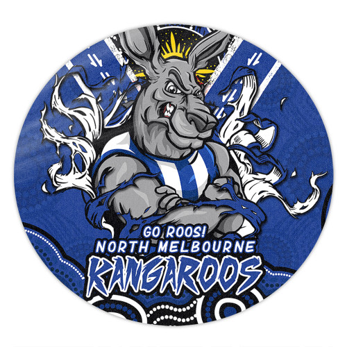 North Melbourne Round Rug Ripped Legacy Of The Game