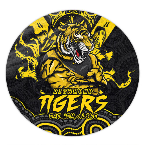 Richmond Round Rug Ripped Legacy Of The Game