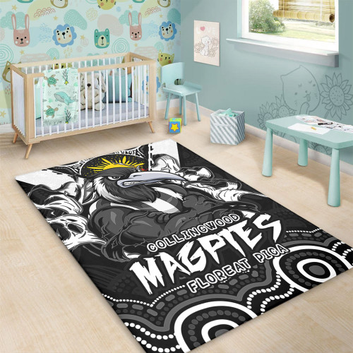 Collingwood Area Rug Ripped Legacy Of The Game