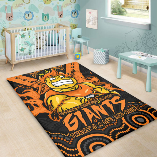 GWS GIANTS Area Rug Ripped Legacy Of The Game GWS GIANTS Area Rug Ripped Legacy Of The Game