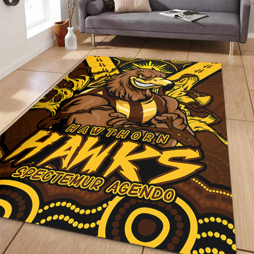 Hawthorn Area Rug Ripped Legacy Of The Game