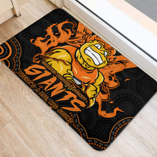 GWS GIANTS Doormat Ripped Legacy Of The Game GWS GIANTS Doormat Ripped Legacy Of The Game