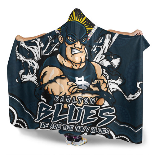 Carlton Hooded Blanket Ripped Legacy Of The Game