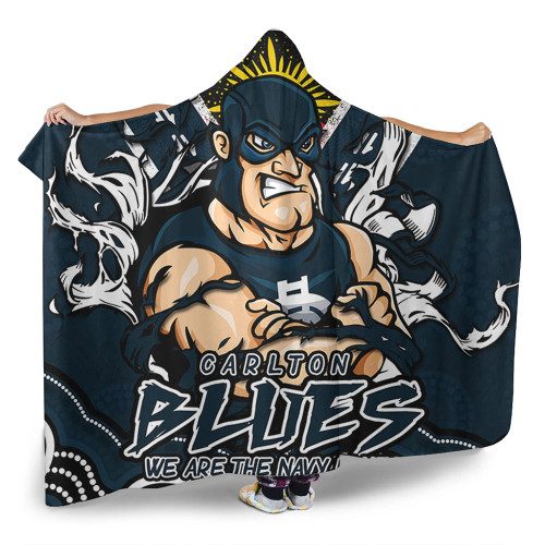 Carlton Hooded Blanket Ripped Legacy Of The Game