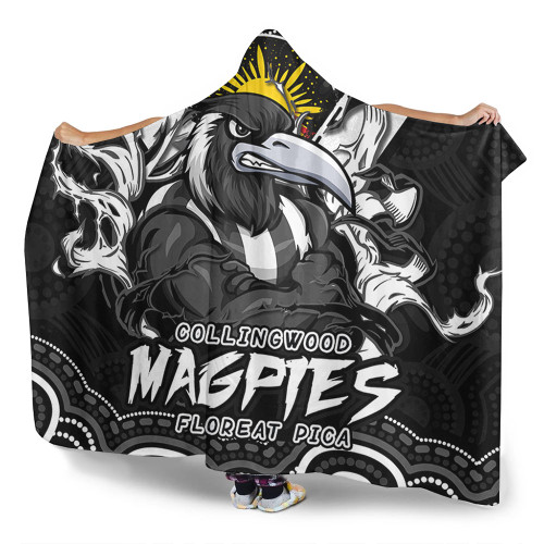 Collingwood Hooded Blanket Ripped Legacy Of The Game Collingwood Hooded Blanket Ripped Legacy Of The Game