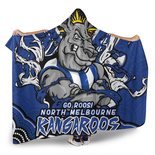 North Melbourne Hooded Blanket Ripped Legacy Of The Game