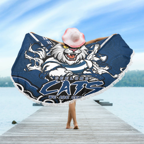 Geelong Cats Beach Blanket Ripped Legacy Of The Game