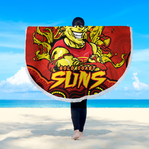 Gold Coast SUNS Beach Blanket Ripped Legacy Of The Game Gold Coast SUNS Beach Blanket Ripped Legacy Of The Game