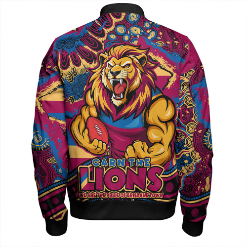 Brisbane Lions Bomber Jacket Blazing Spirit Of Victory Brisbane Lions Bomber Jacket Blazing Spirit Of Victory
