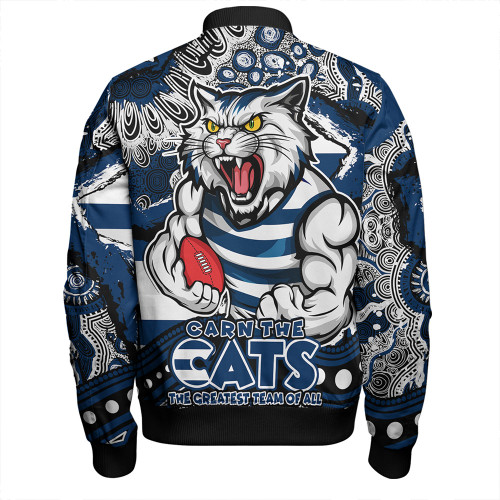 Geelong Cats Bomber Jacket Blazing Spirit Of Victory Geelong Cats Bomber Jacket Blazing Spirit Of Victory