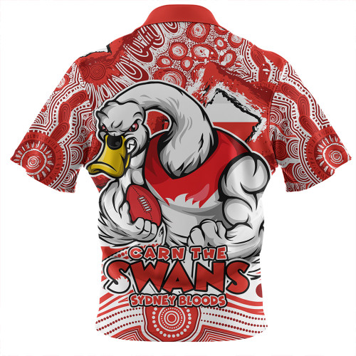 Sydney Swans Hawaiian Shirt Blazing Spirit Of Victory Sydney Swans Hawaiian Shirt Blazing Spirit Of Victory