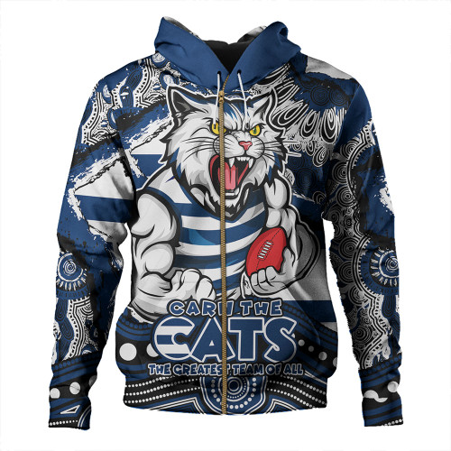 Geelong Cats Hoodie Blazing Spirit Of Victory Geelong Cats Hoodie Blazing Spirit Of Victory