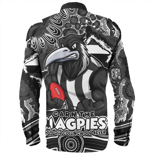 Collingwood Long Sleeve Shirt Blazing Spirit Of Victory Collingwood Long Sleeve Shirt Blazing Spirit Of Victory