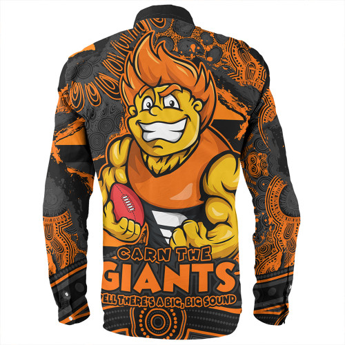 GWS GIANTS Long Sleeve Shirt Blazing Spirit Of Victory GWS GIANTS Long Sleeve Shirt Blazing Spirit Of Victory