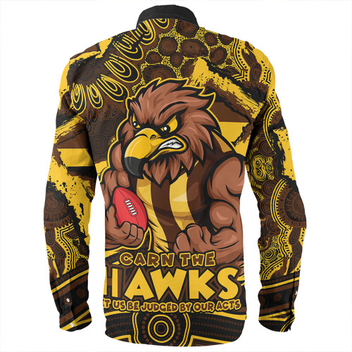 Hawthorn Long Sleeve Shirt Blazing Spirit Of Victory