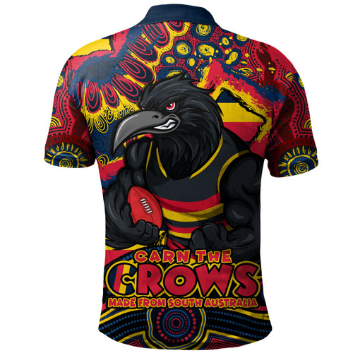 Adelaide Crows Polo Shirt Blazing Spirit Of Victory Adelaide Crows Polo Shirt Blazing Spirit Of Victory