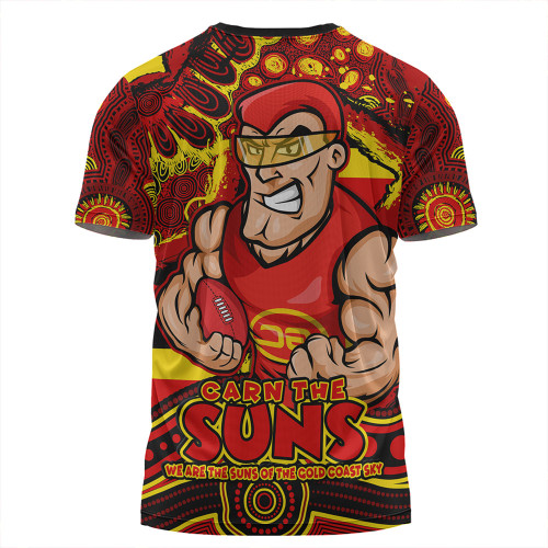 Gold Coast SUNS T-Shirt Blazing Spirit Of Victory Gold Coast SUNS T-Shirt Blazing Spirit Of Victory