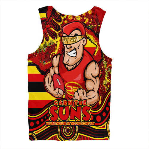 Gold Coast SUNS Men Singlet Blazing Spirit Of Victory