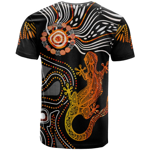 Australia Aboriginal T-Shirt - Lizard Sunshine Australia Aboriginal T-Shirt - Lizard Sunshine