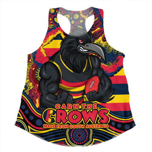 Adelaide Crows Women Racerback Singlet Blazing Spirit Of Victory