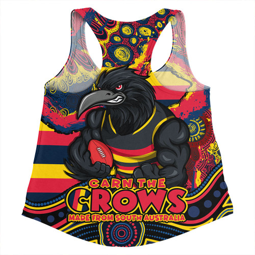 Adelaide Crows Women Racerback Singlet Blazing Spirit Of Victory Adelaide Crows Women Racerback Singlet Blazing Spirit Of Victory