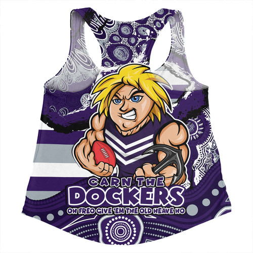 Fremantle Women Racerback Singlet Blazing Spirit Of Victory Fremantle Women Racerback Singlet Blazing Spirit Of Victory