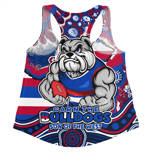 Western Bulldogs Women Racerback Singlet Blazing Spirit Of Victory