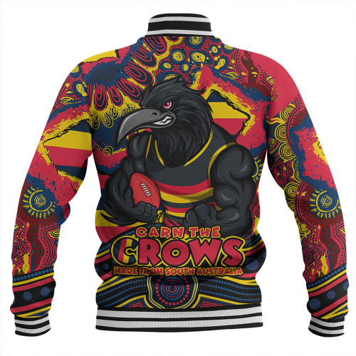 Adelaide Crows Baseball Jacket Blazing Spirit Of Victory