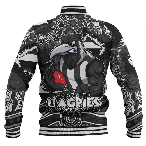 Collingwood Baseball Jacket Blazing Spirit Of Victory Collingwood Baseball Jacket Blazing Spirit Of Victory