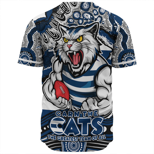 Geelong Cats Baseball Shirt Blazing Spirit Of Victory Geelong Cats Baseball Shirt Blazing Spirit Of Victory