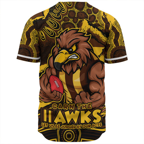 Hawthorn Baseball Shirt Blazing Spirit Of Victory