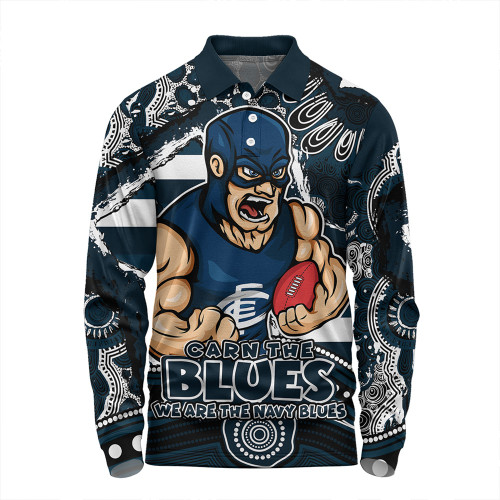 Carlton Long Sleeve Polo Shirt Blazing Spirit Of Victory