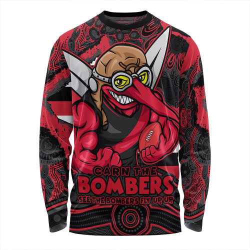 Essendon Long Sleeve T-shirt Blazing Spirit Of Victory