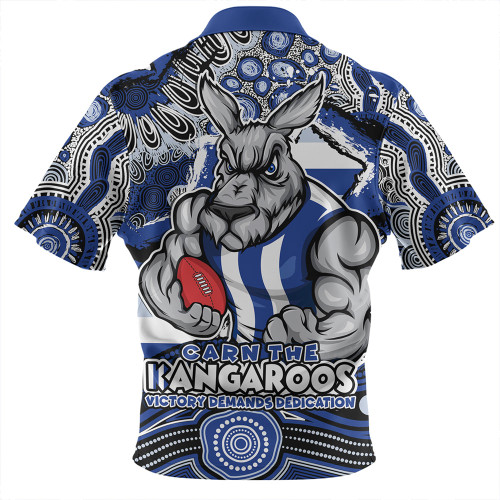 North Melbourne Zip Polo Shirt Blazing Spirit Of Victory North Melbourne Zip Polo Shirt Blazing Spirit Of Victory