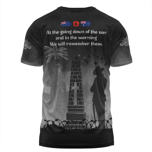 Australia T-Shirt Legacy Of Sacrifice Anzac Day Australia T-Shirt Legacy Of Sacrifice Anzac Day
