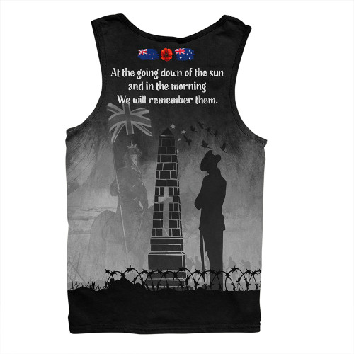 Australia Men Singlet Legacy Of Sacrifice Anzac Day Australia Men Singlet Legacy Of Sacrifice Anzac Day