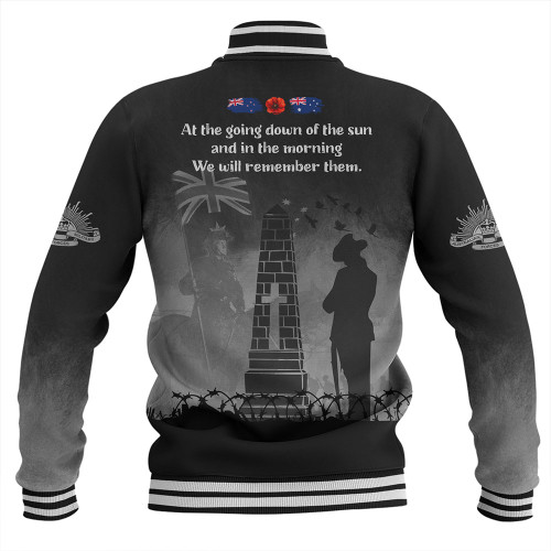 Australia Baseball Jacket Legacy Of Sacrifice Anzac Day Australia Baseball Jacket Legacy Of Sacrifice Anzac Day