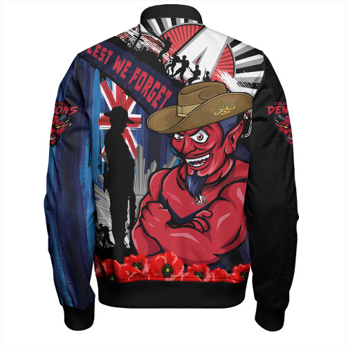 Melbourne Bomber Jacket Anzac Day Honor United In Spirit Melbourne Bomber Jacket Anzac Day Honor United In Spirit