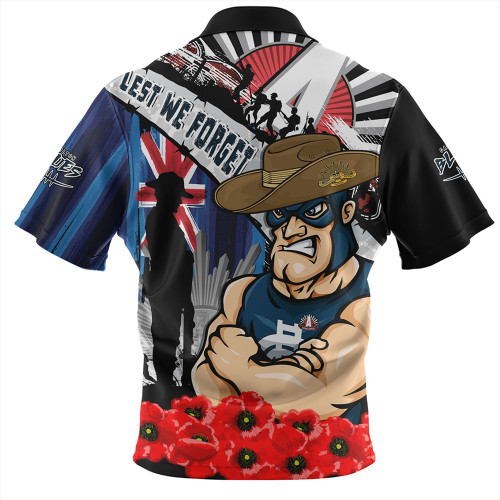 Carlton Hawaiian Shirt Anzac Day Honor United In Spirit Carlton Hawaiian Shirt Anzac Day Honor United In Spirit