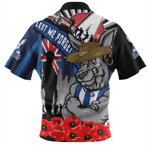 North Melbourne Hawaiian Shirt Anzac Day Honor United In Spirit North Melbourne Hawaiian Shirt Anzac Day Honor United In Spirit