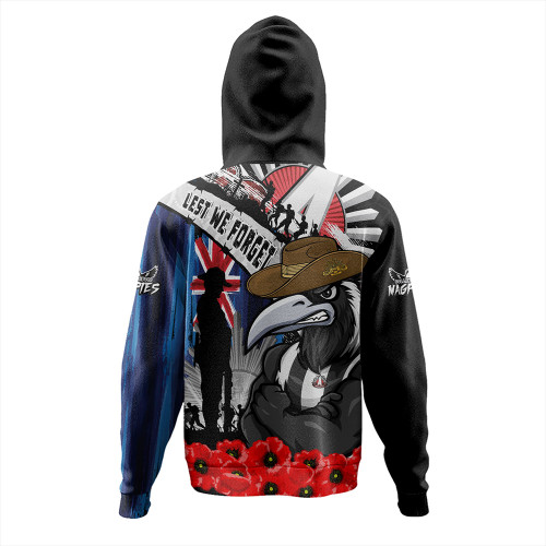 Collingwood Hoodie Anzac Day Honor United In Spirit Collingwood Hoodie Anzac Day Honor United In Spirit
