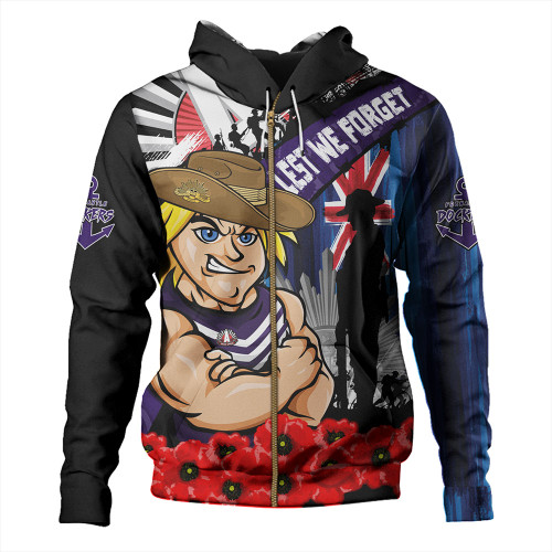 Fremantle Hoodie Anzac Day Honor United In Spirit Fremantle Hoodie Anzac Day Honor United In Spirit