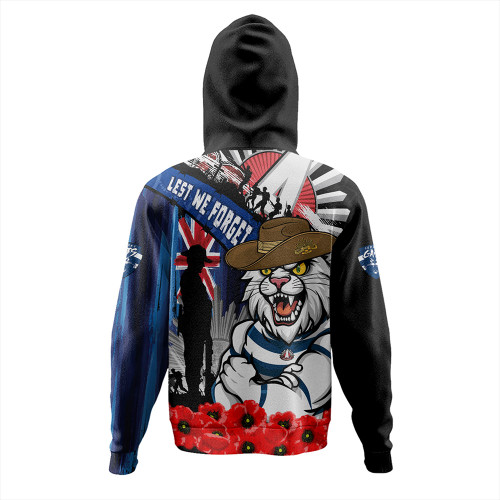 Geelong Cats Hoodie Anzac Day Honor United In Spirit Geelong Cats Hoodie Anzac Day Honor United In Spirit