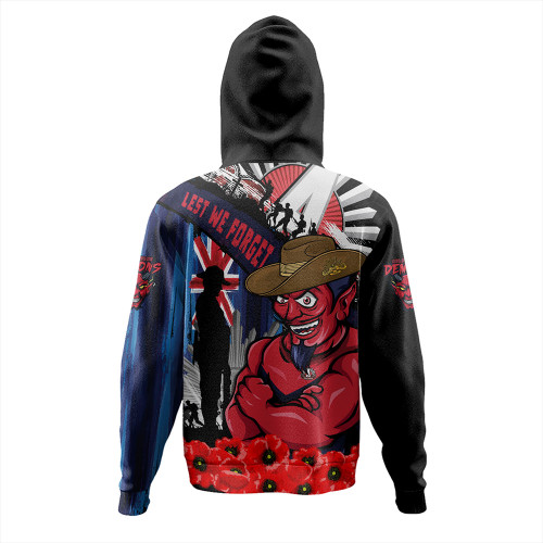 Melbourne Hoodie Anzac Day Honor United In Spirit Melbourne Hoodie Anzac Day Honor United In Spirit