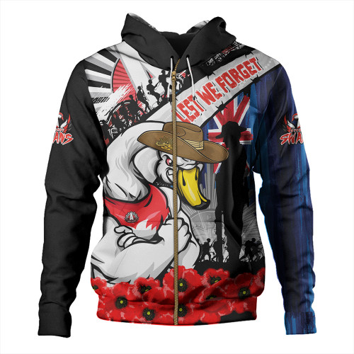 Sydney Swans Hoodie Anzac Day Honor United In Spirit Sydney Swans Hoodie Anzac Day Honor United In Spirit