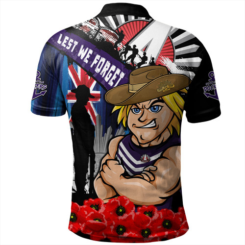 Fremantle Polo Shirt Anzac Day Honor United In Spirit Fremantle Polo Shirt Anzac Day Honor United In Spirit