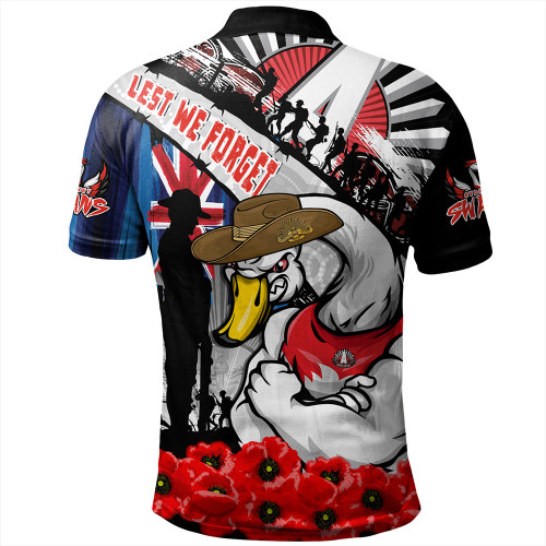 Sydney Swans Polo Shirt Anzac Day Honor United In Spirit Sydney Swans Polo Shirt Anzac Day Honor United In Spirit