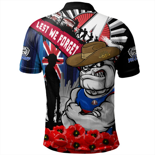 Western Bulldogs Polo Shirt Anzac Day Honor United In Spirit Western Bulldogs Polo Shirt Anzac Day Honor United In Spirit