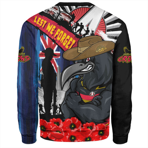 Adelaide Crows Sweatshirt Anzac Day Honor United In Spirit Adelaide Crows Sweatshirt Anzac Day Honor United In Spirit